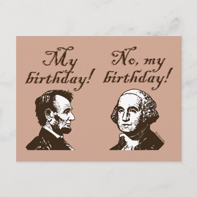 Min födelsedag vykort (Framsida)