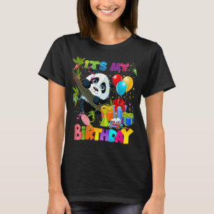 Min födelsedagsflickor i Panda-flickorna Vomens Ki T Shirt