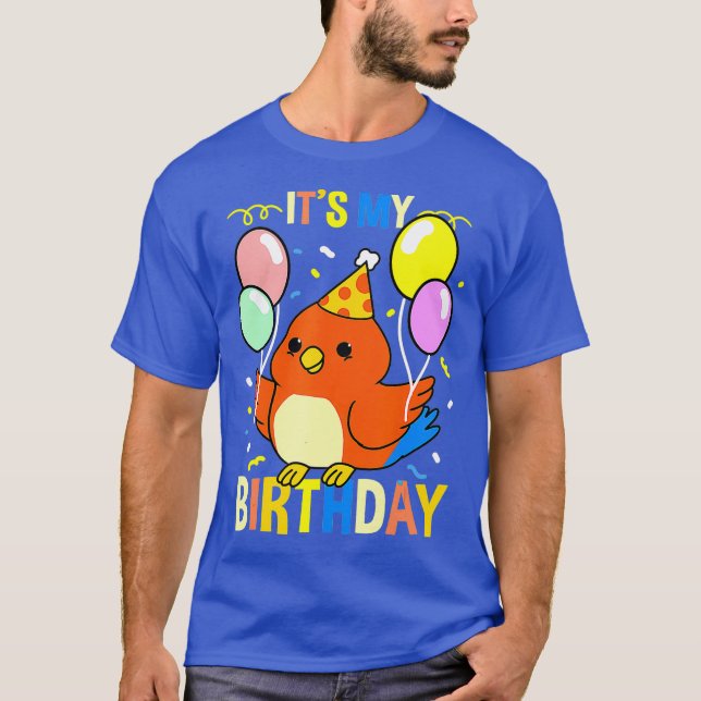 Min födelsedagspaperot t shirt (Framsida)