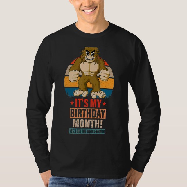 Min födelsemånad jag får hela Party T Shirt (Framsida)