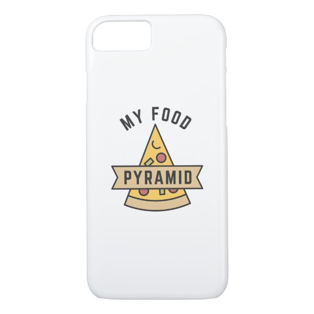 Min Food Pyramid Case-Mate iPhone Skal (Baksida)