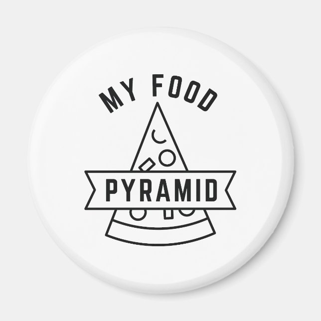 Min Food Pyramid Magnet (Framsidan)