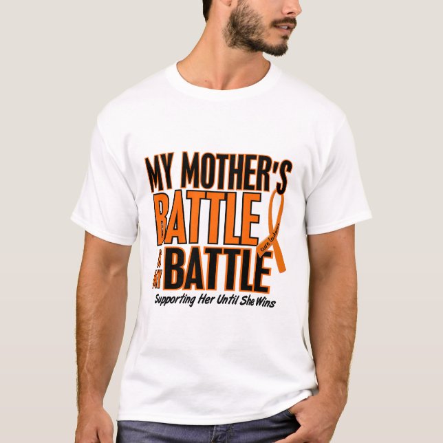 Min för strid morLeukemia för Tee Shirt (Framsida)