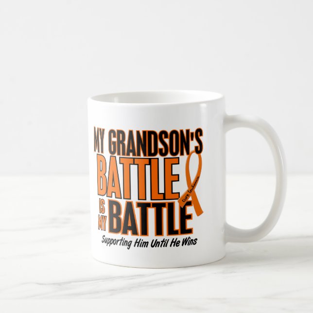 Min för strid sonsonLeukemia för Kaffemugg (Höger)
