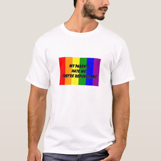 Min föräldrar hatar mig tee shirt (Framsida)
