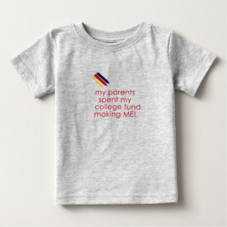 Min föräldrar spenderade min högskola som fonden t-shirt