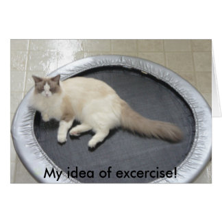 Min föreställning! hälsningskort