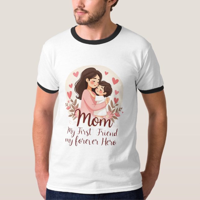 Min Forever Hero | Mor Dag T-Shirt Design (Framsida)