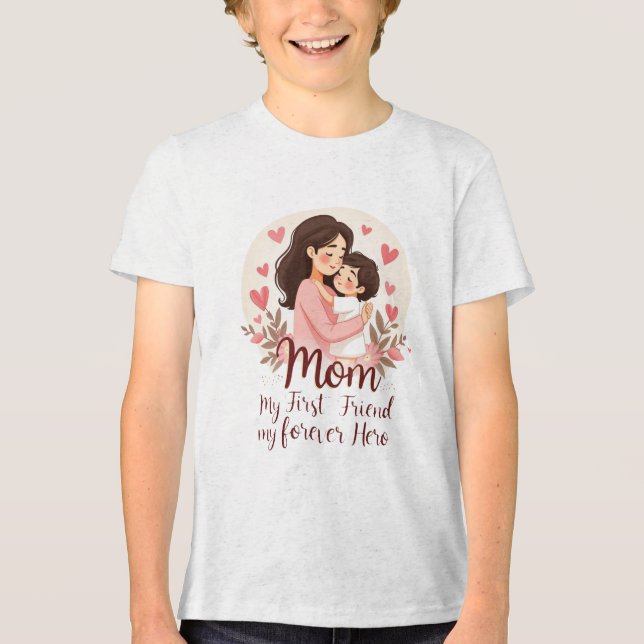 Min Forever Hero | Mor Dag T-Shirt Design (Framsida)
