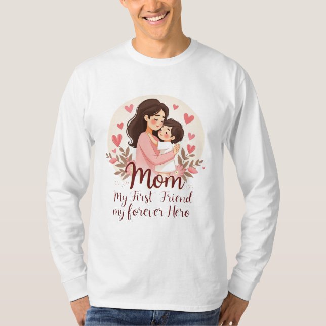Min Forever Hero | Mor Dag T-Shirt Design (Framsida)