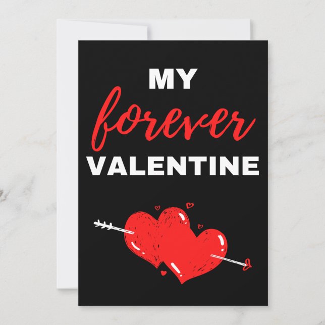 Min Forever Valentine Tack Kort (Framsida)