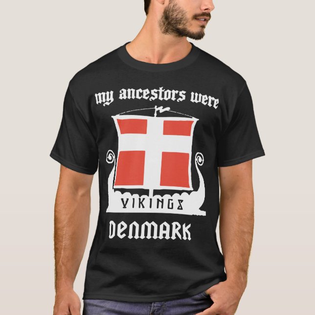 min förfaderwewviking t-skjortor t shirt (Framsida)