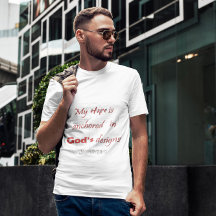 Min förhoppning är förankrad i Guds design T-Shirt