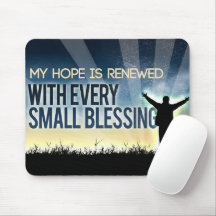 "Min förhoppning förnyas" Motiveringsbekräftelse