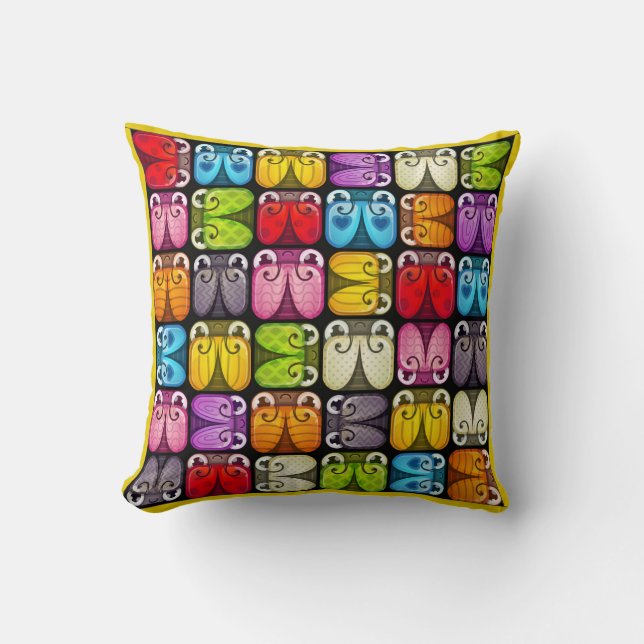 Min försäljning - Modet Kryp - Se bak - fyllning Kudde (Framsida)