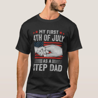 Min första 4:e juli som ett steg Pappa USA FLA T Shirt