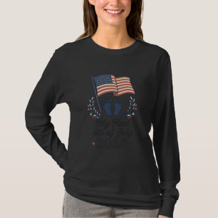 Min första 4 juli 2026 Baby Vintage Patriotisk S T Shirt