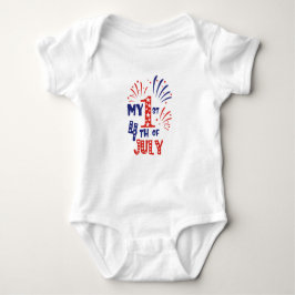 Min första 4 juli - Baby-bodysuit T Shirt
