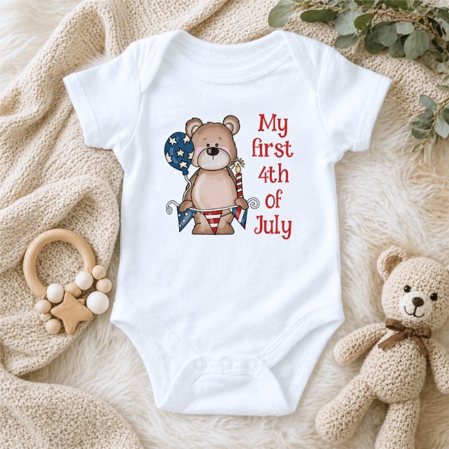 Min första 4 juli patriotiska t shirt (Skapare uppladdad)