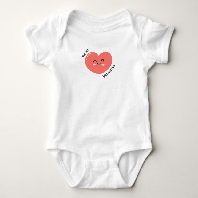 Min första Alla hjärtans dag 2026  T Shirt (Framsida)