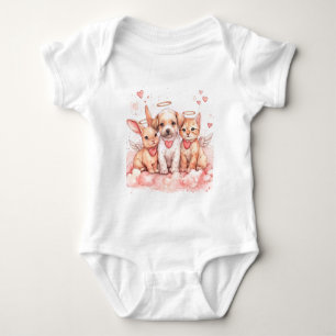 Min första Alla hjärtans dags-outfit Babykanin T Shirt