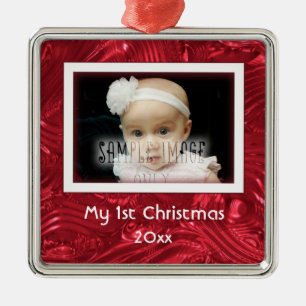 Min första Anpassningsbar i jul Photo Ram Ornament