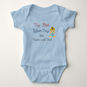 Min första arbetsdag som Mamma och Pappa T Shirt