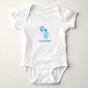 Min första blå jul lollies  t shirt