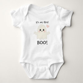 Min första Boo Cute Halloween Ghost T Shirt