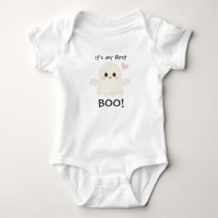 Min första Boo Cute Halloween Ghost T Shirt