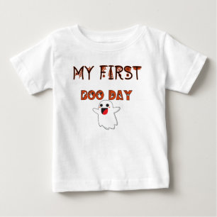 Min första Boo Day Halloween eller Birthday T Shirt