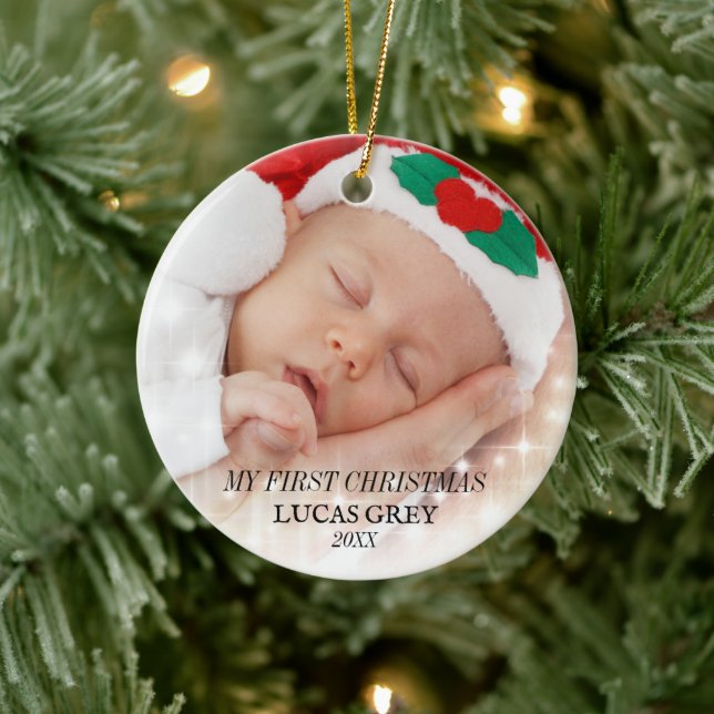 MIN FÖRSTA CHRISTMAS CUTE JULGRANSPRYDNAD KERAMIK (Träd)