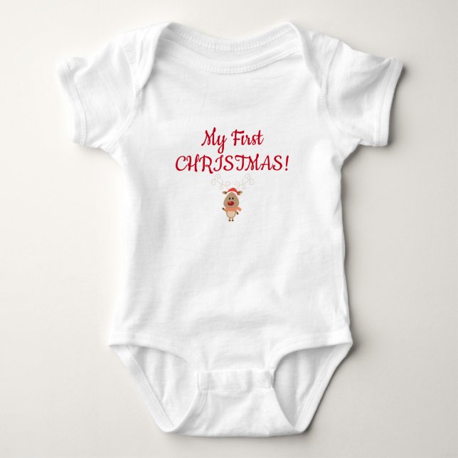 Min första CHRISTMAS! Tee Shirt (Framsida)