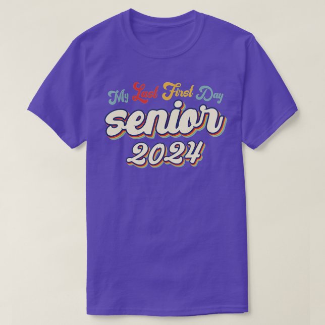 Min första dag, 2024 Back to school Vinta T Shirt (Design framsida)