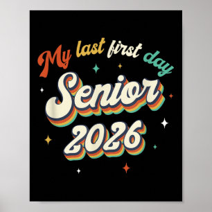 Min första dag, 2026 Back to school Vinta Poster