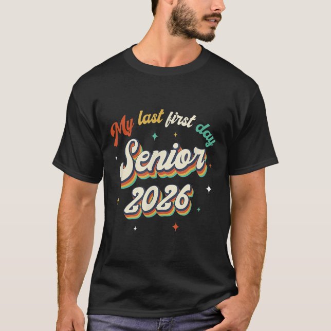 Min första dag, 2026 Back to school Vinta T Shirt (Framsida)
