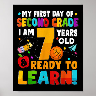 Min första dag, andra Redot i Klass för att lära m Poster