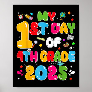 Min första dag, den 4:e Klass 2025-Back to school Poster