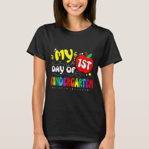 Min första dag för Kindergarten Lärare Kids första T Shirt
