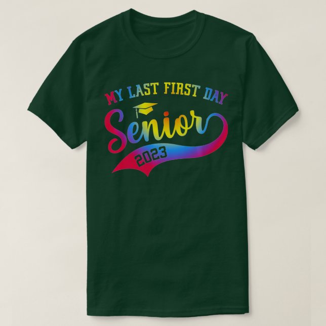 Min första dag, högre klass 2023 Back to school T Shirt (Design framsida)