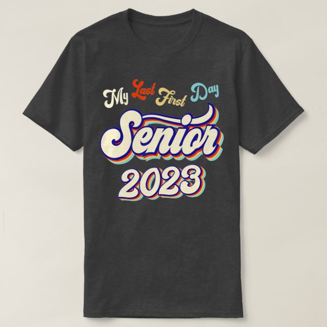 Min första dag, högre klass 2023 Back to school T Shirt (Design framsida)