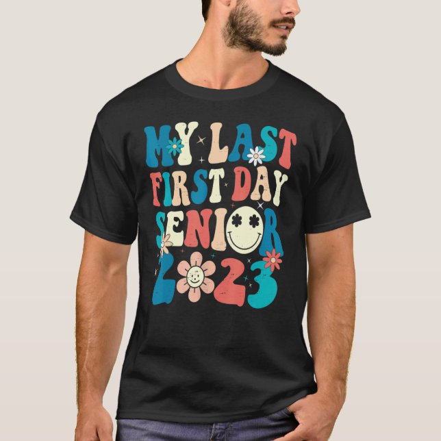 Min första dag, högre klass 2023 Back to school T Shirt (Framsida)