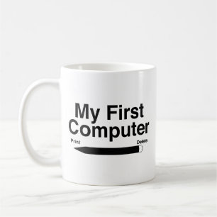 Min Första Dator Kaffe Kopp
