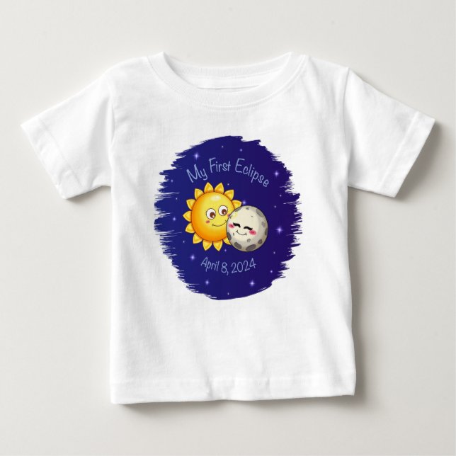 Min första Eclipse baby T-shirt (Framsida)