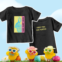 Min första Egg Hunt Påsk Småbarn Baby T-shirt
