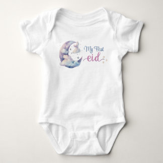 ⭐ min första Eid Baby Romper - Cute & Comfortable  T Shirt