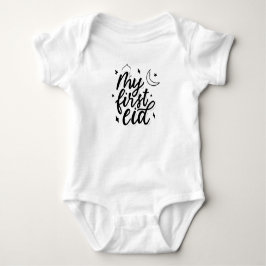 Min första Eid Baby T-shirt - firande outfit
