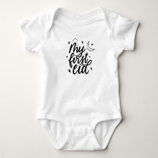 Min första Eid Baby T-shirt - firande outfit