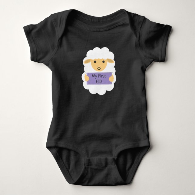 Min första eid - bebisfår tee shirt (Framsida)