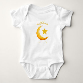 Min första Eid Ramadan Måne Islam Baby Bodykostym T Shirt